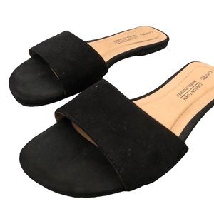 Black Suede Sandals